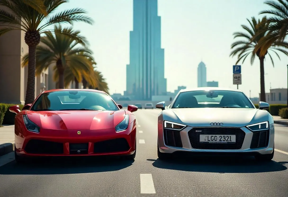 Ferrari-Vs-Audi-Car-Hire-Dubai-Which-One-is-Best-Sports-Car